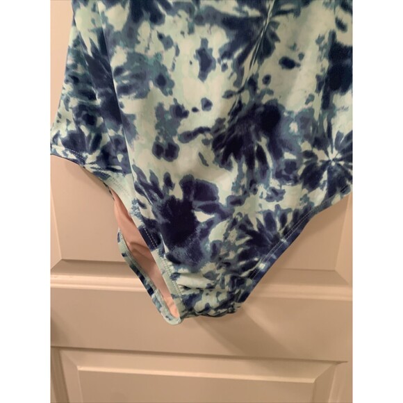 Kona Sol Women's Printed Swimsuit with Shoulder Ties Size L 12-14 - Picture 8 of 13
